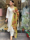 SI 124 Viscose Embroidery Designer Kurti With Bottom Dupatta Wholesalers In Delhi